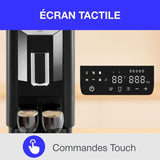 Machine Expresso broyeur - CONTINENTAL EDISON - CECFAUTOB - 19 Bar - 1450 W - Noir
