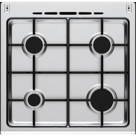 Cuisiničre gaz CONTINENTAL EDISON CECG60FCS1 - 4 feux - L59,8 x P61 xH83cm- Silver