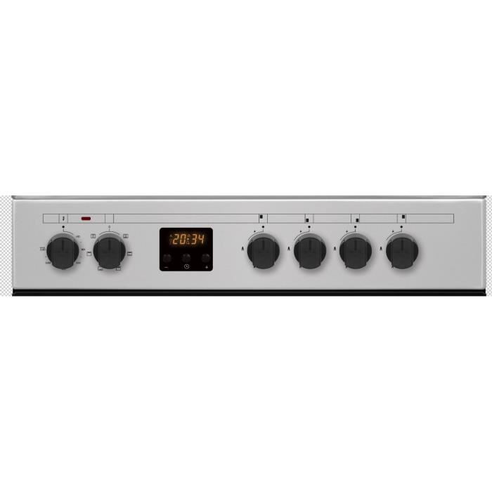 Cuisiničre gaz CONTINENTAL EDISON CECG60FCS1 - 4 feux - L59,8 x P61 xH83cm- Silver