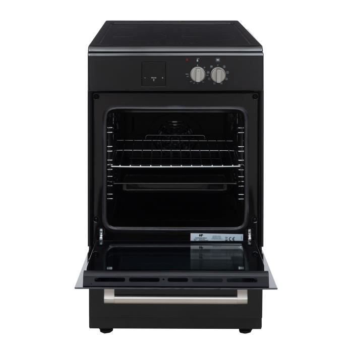 Cuisiniere a induction - CONTINENTAL EDISON - CECI3FCB2 - 4 feux - 50 x 85 x 60 cm - Noir