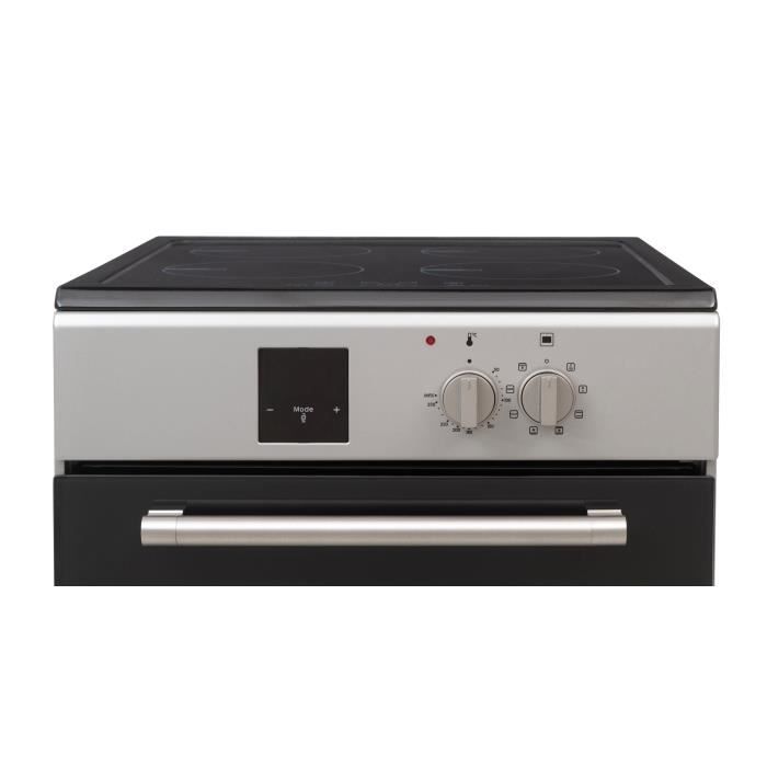 Cuisiniere a induction - CONTINENTAL EDISON - CECI3FCS2 - 4 feux - 50 x 85 x 60 cm - Noir