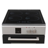 Cuisiniere a induction - CONTINENTAL EDISON - CECI3FCS2 - 4 feux - 50 x 85 x 60 cm - Noir
