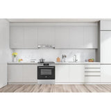 Cuisiniere induction - CONTINENTAL EDISON - CECI60FPS - 3 feux - L60 x H85 x P60 cm - Silver