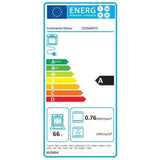 Cuisiniere mixte CONTINENTAL EDISON CECM60FCS - 3 feux gaz + 1 électrique - L59,8 x P61 xH83 cm - Silver