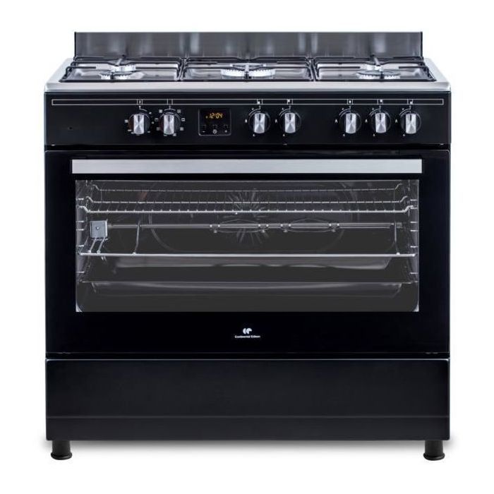 Cuisiniere piano four multifonctions catalyse - CONTINENTAL EDISON - CECP9060BDD- 95 L - Affichage digital - L90 x H 85 cm - Noir