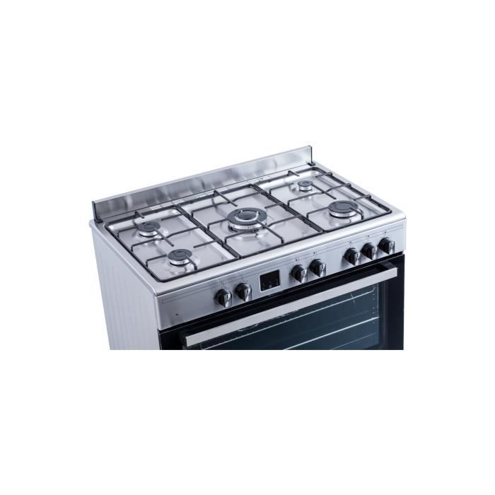 Cuisiniere piano four multifonctions catalyse - CONTINENTAL EDISON - CECP9060IXDD - 95 L - Affichage digital - L90 x H 85 cm - Inox