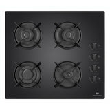 Table 4 foyers CONTINENTAL EDISON - Gaz - Verre noir