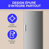 Congélateur armoire  204L - Total No Frost (Sans givre) - Classe E - Silver - L54 cm x H171 cm