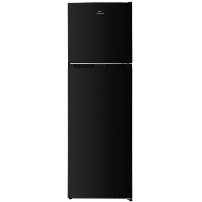 Réfrigérateur congélateur haut CONTINENTAL EDISON - 247L - Total No Frost(Sans givre) - Noir  - L54,5 cm x H167 cm