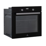 Four encastrable catalyse - chaleur pulsée - CONTINENTAL EDISON - F80CBIX - Noir et inox - L59,5 x H59,6 x P 54,68cm