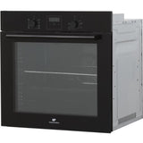 Four encastrable nettoyage catalyse - chaleur pulsée CONTINENTAL EDISON F80CBP Noir programmateur digital - 59,5 x 59,5 x 56,6 cm