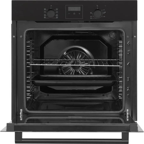 Four encastrable nettoyage catalyse - chaleur pulsée CONTINENTAL EDISON F80CBP Noir programmateur digital - 59,5 x 59,5 x 56,6 cm