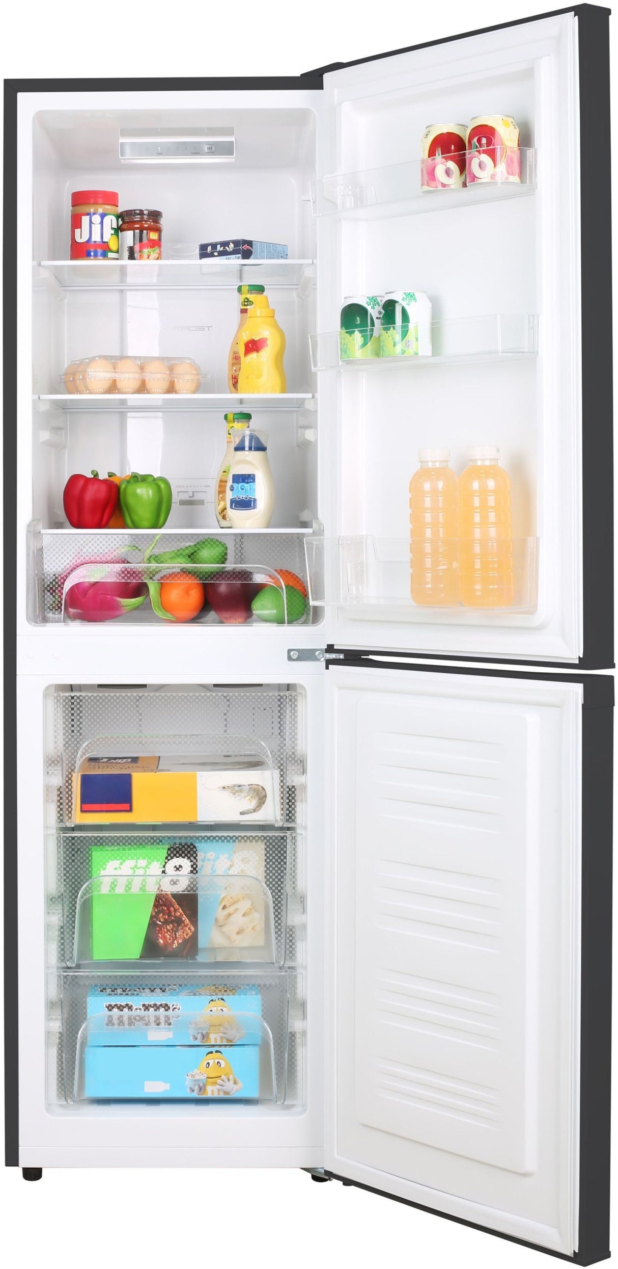 Réfrigérateur congélateur bas - CONTINENTAL EDISON - CEFC193NFB3 - Classe E - 193 L - 48 x 57,5 x 154 cm - Noir