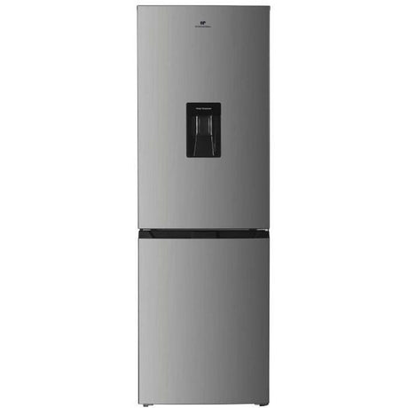 Réfrigérateur congélateur bas  251L - CONTINENTAL EDISON - Total No Frost - Inox - Classe D - L 54 cm x H 180 cm