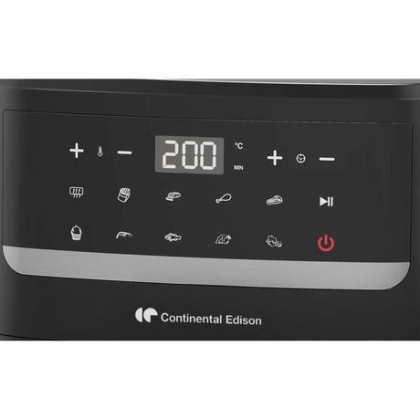Friteuse a air sans huile - CONTINENTAL EDISON - CEFR240092L - 1800 W - 9,2 L - Noir