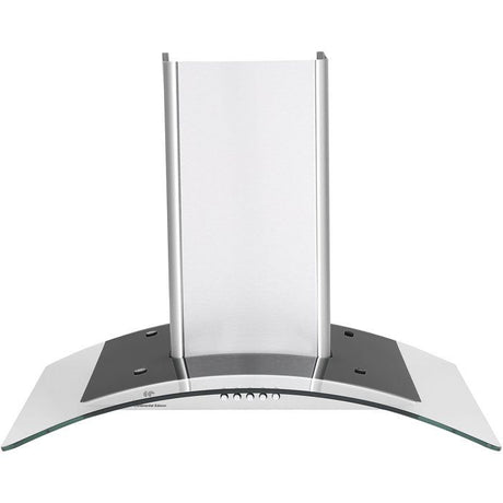 Hotte décorative - CONTINENTAL EDISON - CEH60GS2 - Classe A - 60 x 47 x 50/84 cm - Inox / Verre