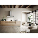 Hotte décorative inox CONTINENTAL EDISON CEHD9058S - 90 cm