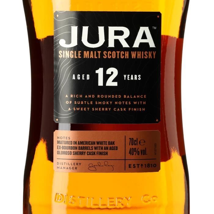 Jura 12 ans 70 cl etui