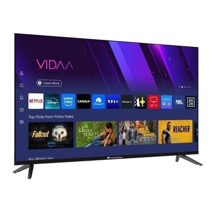 TV LED - CONTINENTAL EDISON - CELED40SVFHD25B6 - FHD 40 (101 cm) - SMART VIDAA - 3xHDMI, 2xUSB - Noir