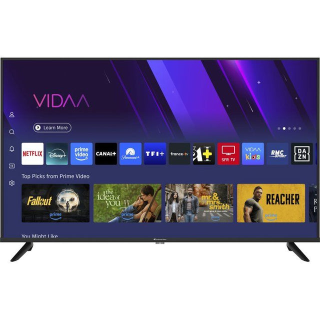 CONTINENTAL EDISON - CELED43SVQLD26B7 - TV LED UHD QLED 43“ (110 cm) - 3xHDMI, 2xUSB - Noir