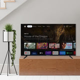 TV QLED - CONTINENTAL EDISON - CELED55SQLDV24B6 - 55'' (139 cm) - QLED UHD 4K 3840x2160 - SMART GOOGLE - 4xHDMI - 2xUSB