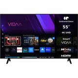 TV LED UHD - CONTINENTAL EDISON - 55“ (139 cm) - 3xHDMI - 2xUSB - Noir - CELED55SV2UD25B6