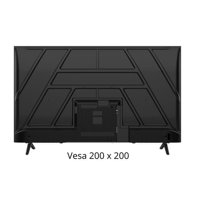 TV LED UHD - CONTINENTAL EDISON - 55“ (139 cm) - 3xHDMI - 2xUSB - Noir - CELED55SV2UD25B6