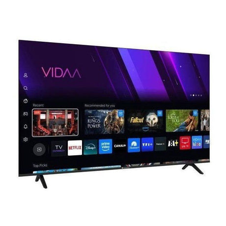 TV LED QLED - CONTINENTAL EDISON - 65“ (164 cm) - 3xHDMI - 2xUSB - Noir - CELED65SV2QL25B6