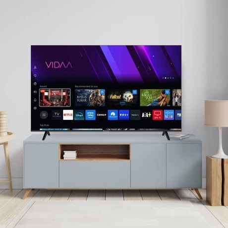 TV LED QLED - CONTINENTAL EDISON - 65“ (164 cm) - 3xHDMI - 2xUSB - Noir - CELED65SV2QL25B6