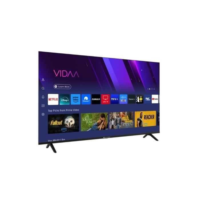 TV QLED UHD 4K - CONTINENTAL EDISON - 65 (164 cm) - Smart Vidaa - Wifi Bluetooth - 3xHDMI -2xUSB - CELED65SVQLD25B6
