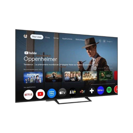 CONTINENTAL EDISON - CELED75SVQLD26B6 - TV QLED UHD 4K 75'' (189 cm) - SMART GOOGLE - 3xHDMI - 2xUSB
