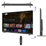 CONTINENTAL EDISON - CELEDGAM55QV24B6 - TV 4K UHD QLED Gaming 144Hz - 55'' (139 cm) - Smart Google - Wifi Bluetooth - 4xHDMI 3xUSB