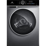 Lave-linge hublot - CONTINENTAL EDISON - CELL1012DDS1 - 10kg - MOTEUR INDUCTION DIRECTE SANS COURROIE -60 cm - 1200 trs/min - Silver