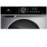 Lave-linge hublot - CONTINENTAL EDISON - CELL1012DDS1 - 10kg - MOTEUR INDUCTION DIRECTE SANS COURROIE -60 cm - 1200 trs/min - Silver