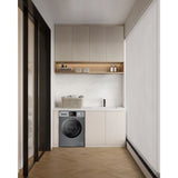 Lave-linge hublot - CONTINENTAL EDISON - CELL10140S3 - 10kg - Moteur induction - 60 cm - 1400 trs/min - Silver