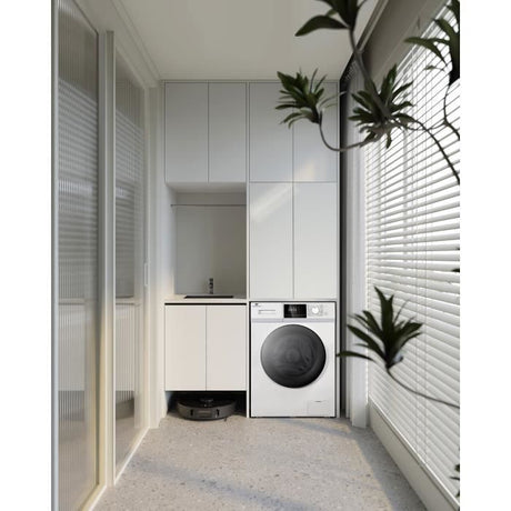 Lave-linge hublot - CONTINENTAL EDISON - CELL10140W3 - 10kg - Moteur induction - 60 cm - 1400 trs/min - Blanc