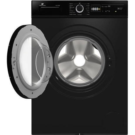Lave-linge hublot - Pose libre - CONTINENTAL EDISON - CELL712IBP - 7 kg - Induction - 60 cm - 1200 trs/min - Noir mat