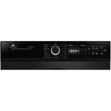 Lave-linge hublot - Pose libre - CONTINENTAL EDISON - CELL812IBP - 8 kg - Induction - 60 cm - 1200 trs/min - Noir mat