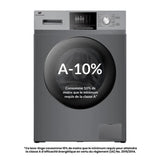 Lave-linge hublot - CONTINENTAL EDISON - CELL8140IS1 - 8kg - Moteur induction - 60 cm - 1400 trs/min - Silver