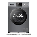 Lave-linge hublot - CONTINENTAL EDISON - CELL8140IS1 - 8kg - Moteur induction - 60 cm - 1400 trs/min - Silver