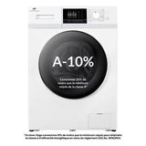 Lave-linge hublot - CONTINENTAL EDISON - CELL8140IW1 - 8kg - Moteur induction - 60 cm - 1400 trs/min - Blanc