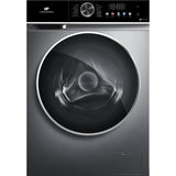Lave-linge séchant - CONTINENTAL EDISON - CELS106S - 10kg / 6kg - Moteur induction directe - 60 cm - 1200 trs/min - Silver