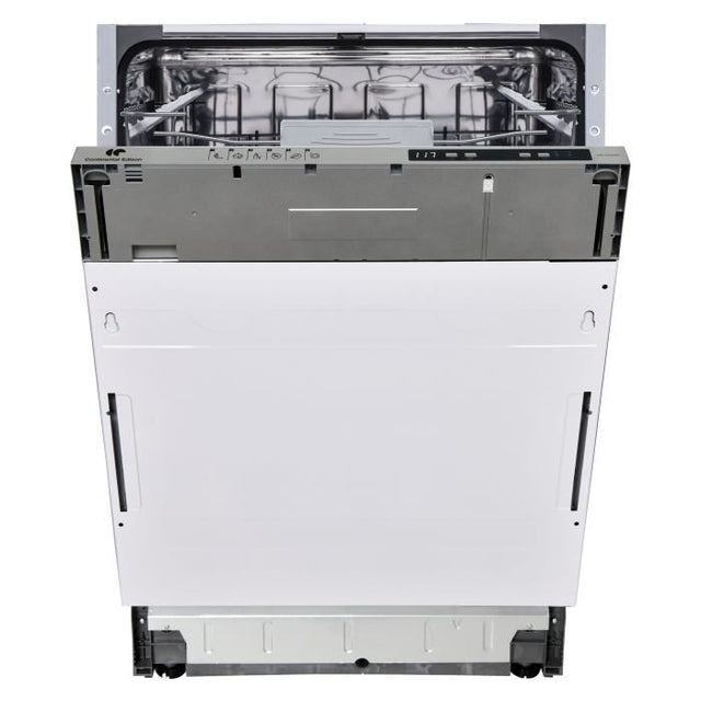 Lave-vaisselle encastrable CONTINENTAL EDISON CELV1245FI - 12 couverts - Largeur 59,8 cm - Classe D - 45 dB - Blanc