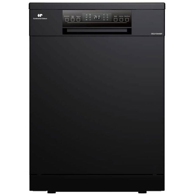 Lave-vaisselle pose-libre - CONTINENTAL EDISON - CELV1544IBP - 15 couverts - Inverter - 60 cm - 42 dB - Gris anthracite