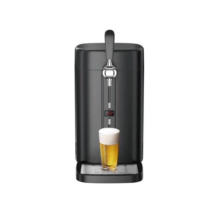 Tireuse a biere 5L - CONTINENTAL EDISON CEMB5B4 - Noir - 60 W - Compatible avec les fûts 5L