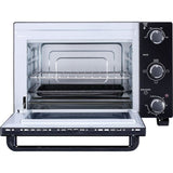 CONTINENTAL EDISON CEMF22B - Minifour Èlectrique 22L noir - 1300W - Rotissoire, Convection naturelle