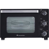 Minifour Èlectrique CONTINENTAL EDISON CEMF28B2 - 28L noir - 1500W - Rotissoire, Convection naturelle