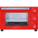 CONTINENTAL EDISON CEMF35R - Minifour Èlectrique 35L rouge  - 1500W - Rotissoire, Convection naturelle