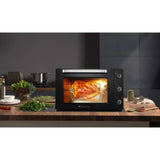 Minifour électrique -Chaleur tournante- CONTINENTAL EDISON - CEMF80B - Noir - L68 x H42,8 x P 48 cm