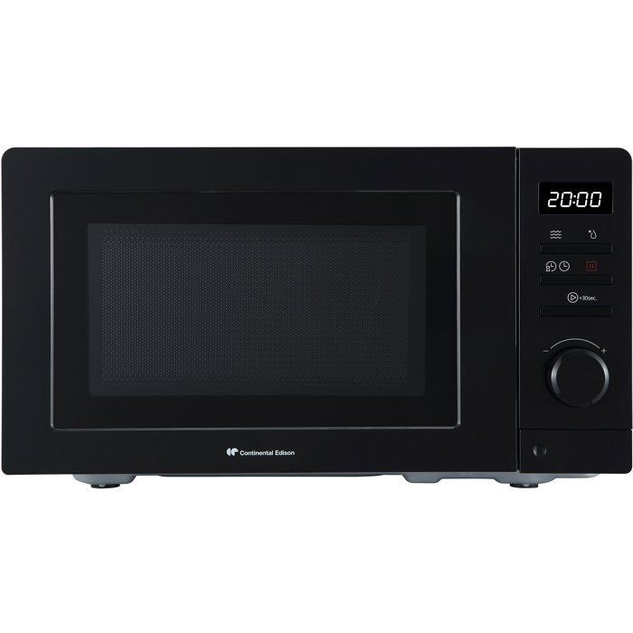 Micro-ondes - CONTINENTAL EDISON - CEMO20DB - Noir - 1050 W - 20 L - 43,4 x 32,9 x 24,1 cm